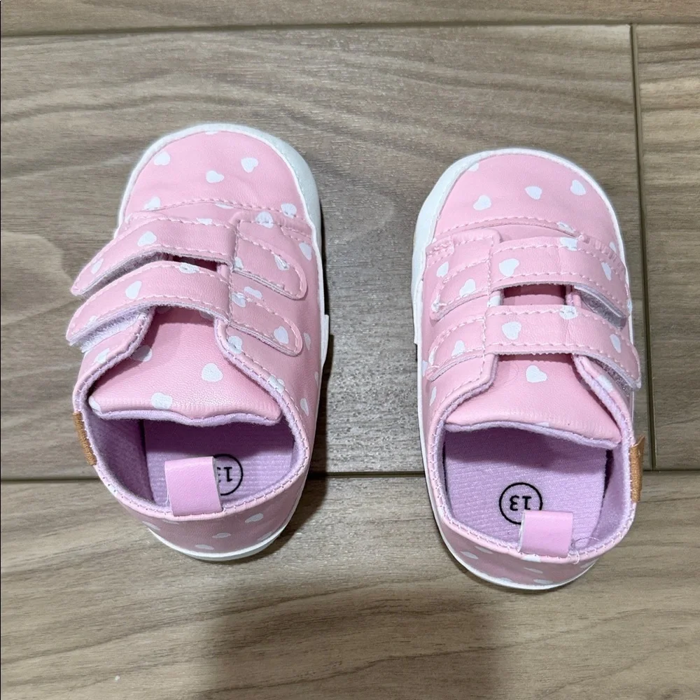 Pink Heart Kids Shoes